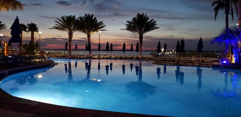 Indoor pool, outdoor pool