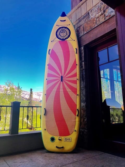 Inflatable Stand Up Paddle Board Available for Guests to Enjoy