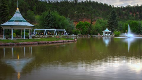 Trout Lake in village