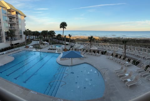 Indoor pool, a heated pool