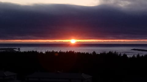 Backyard View of Sunsetting over the Jetty