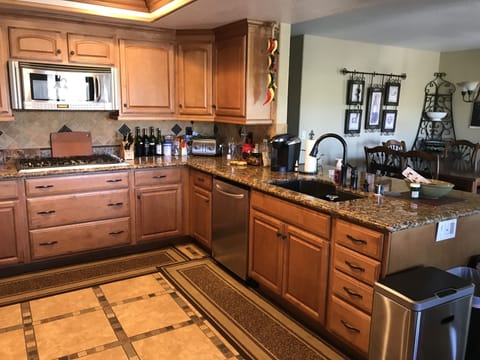 Remodeled Kitchen with Upgraded Viking Appliances and Coffee Service Included.