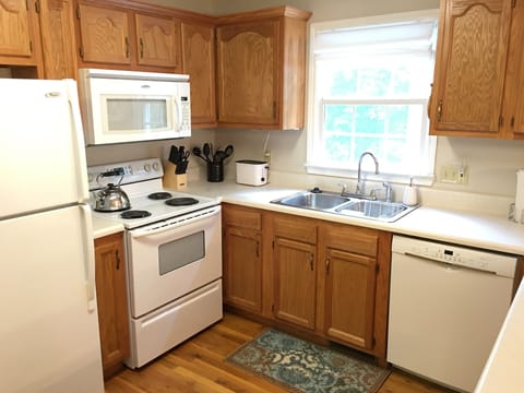 Fully stocked kitchen ready for you