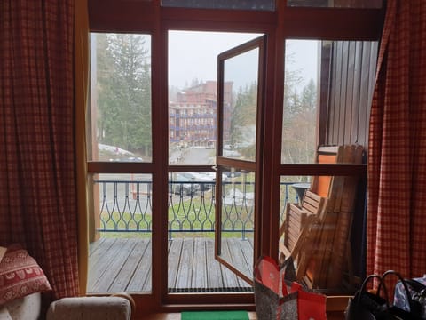 South-facing balcony.