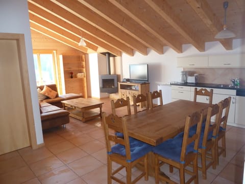 Open plan living area