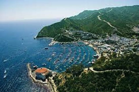 Catalina Island is a 90 min boat ride out of Dana Point Harbor 10 min away.