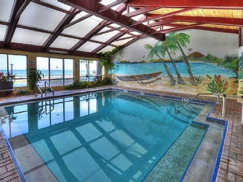 Indoor pool, a heated pool