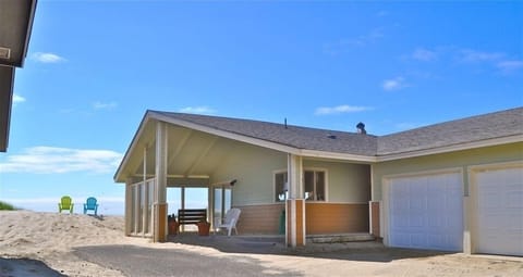Front entrance and porch
