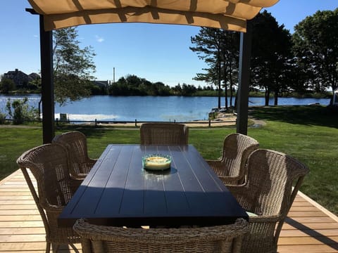 Waterfront Home-25 Menemsha Road.
Deans Pond with views of Popponesset Beach
