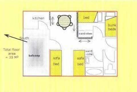 The floor plan