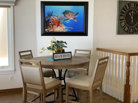 Table is great for playing games or eating a nice meal.