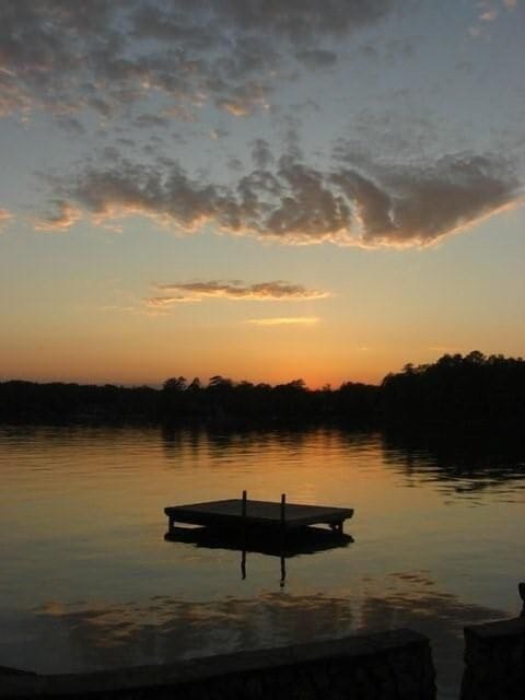 Island dock at sunset - a little piece of heaven
