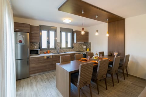 Luxury villa,Panormo,Rethymno,kitchen and dining table