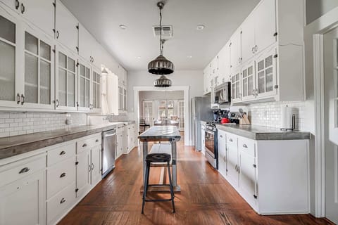 Cook, gather, and unwind in this sunlit kitchen filled with character and warmth.