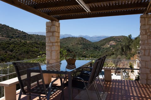 outside dinner table