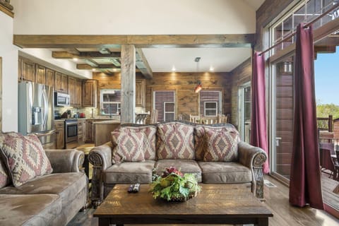 Cozy living room on main level