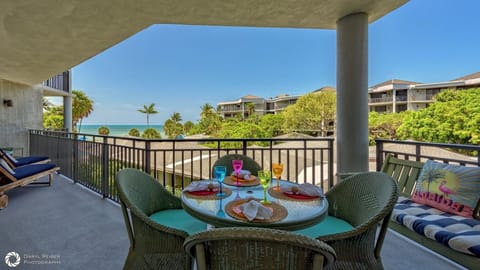 The balcony is a great place to relax, overlooking the Ocean…