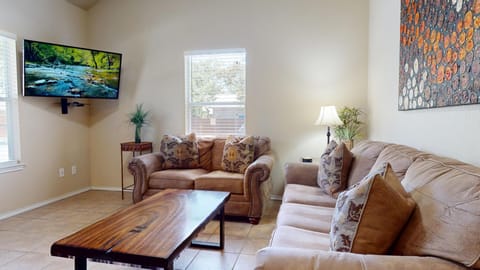 Living room with sleeper sofa