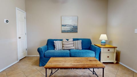 Living room with sleeper sofa