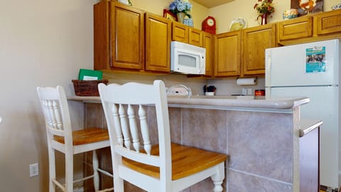 Dining area and kitchen