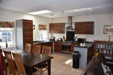 Kitchen and dining area