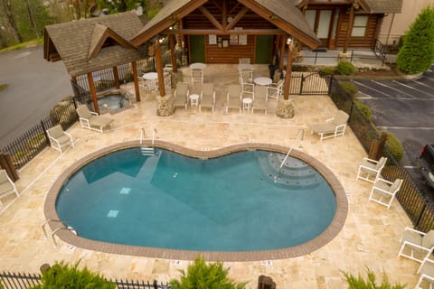 Indoor pool, a heated pool