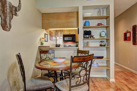 dining table seats 4.