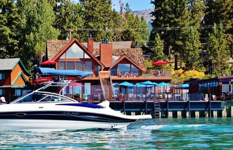 #8 Hotel Room - small & private - w/ peek lake views, access to dock & beach House in Tahoe Vista