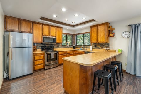 Kitchen with Bar Seating