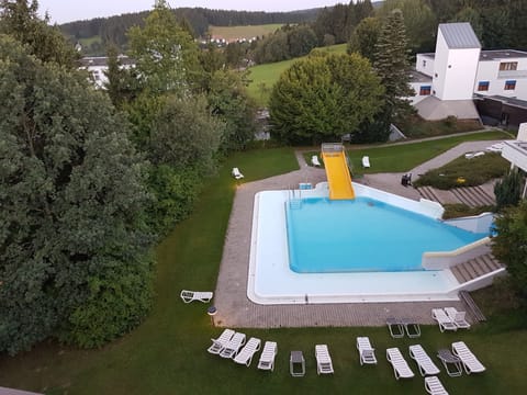 Indoor pool, outdoor pool