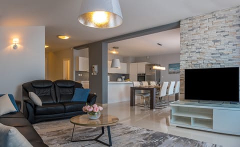 Living room on the second floor.