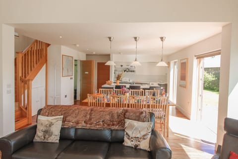 Lounge, dining room, breakfast bar and kitchen all in the one huge space