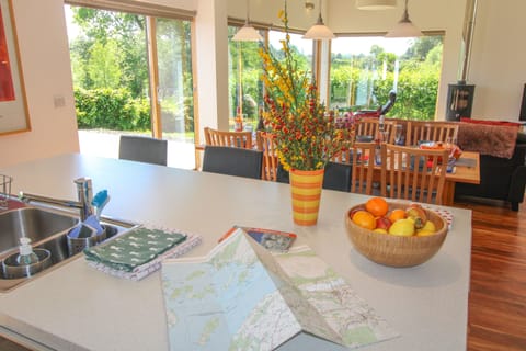 View from kitchen area