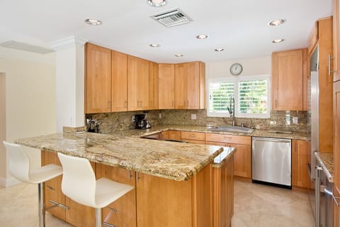 Kitchen is great for entertaining