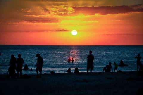 On the beach