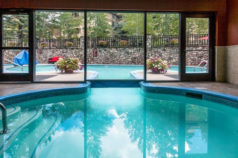 Indoor pool, outdoor pool