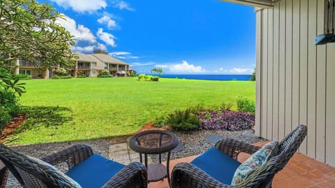 Pali Ke Kua #143 - Ocean View Seating Lanai - Parrish Kauai