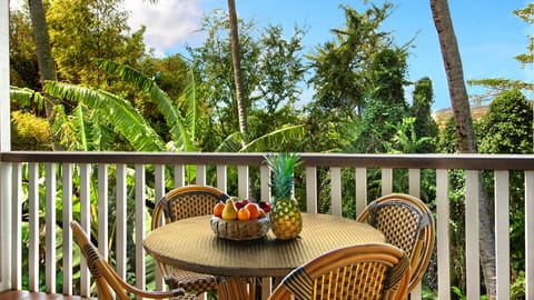 Waikomo Stream Villas #532 - Dining Lanai View - Parrish Kauai