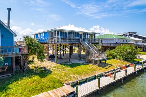 Dauphin Island Vacation Rental | 4BR | 2BA | Stairs Required