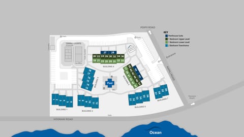 Poipu Kapili Resort Map - Parrish Kauai