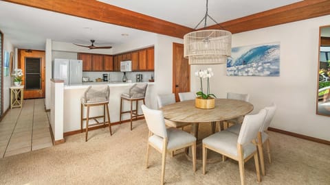 Poipu Kapili Resort #57 - Dining Room & Kitchen - Parrish Kauai