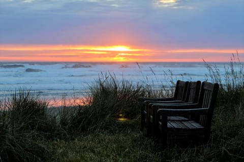 On the beach