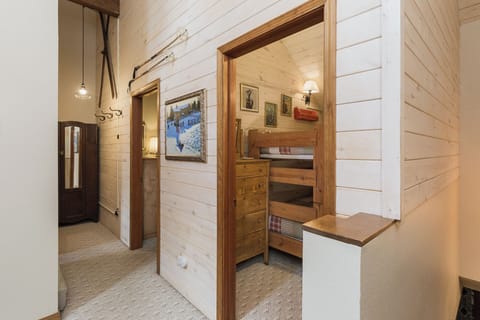 Entrance to the 3rd Bedroom (Bunk room) on the right and Master Bedroom on the left.
Master bathroom is across the entry to the Master Bedroom