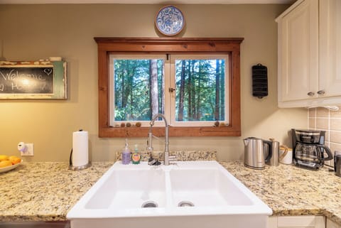 Enjoy the beautiful view while washing dishes