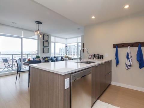 Modern kitchen with island