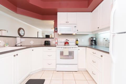 Bright, airy kitchen with modern appliances and charm