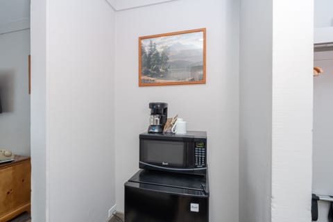 Mini Fridge, Microwave & Coffee Maker