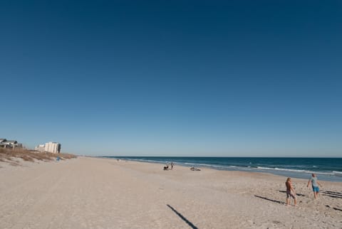 On the beach