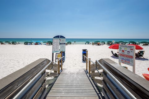 On the beach