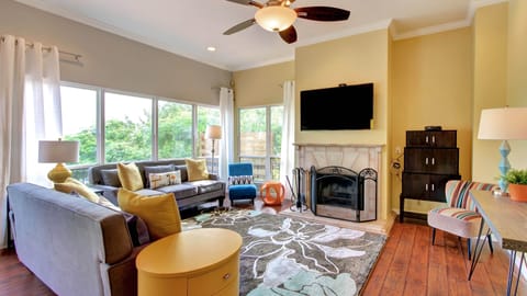 Unit A- Light and airy living area